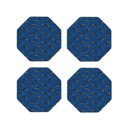 Kdxio Whales Swim Funny Coasters 4 Pcs Leather Coasters Housewarming Gifts Protect Furniture from Water Marks Scratch and Damage
Kdxio Whales Swim Funny Coasters 4 Pcs Leather Coasters Housewarming Gifts Protect Furniture from Water Marks Scratch and Damage