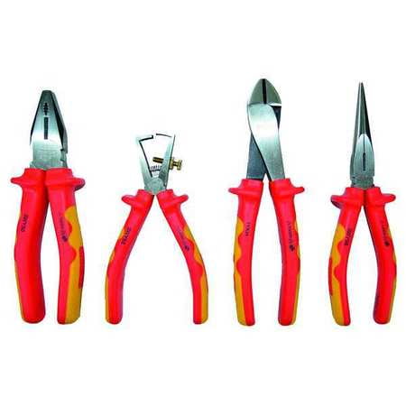 Insulated Plier Set Insulated 4 Pcs