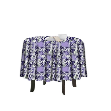 eloria Floral Printed Round Table Cloth Resistant Washable Decorative Table Cover for Dining Table 
eloria Floral Printed Round Table Cloth Resistant Washable Decorative Table Cover for Dining Table