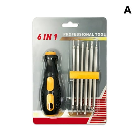 Dheera Multi-functional 6 in 1 Precision Screwdriver Set Strong Magnetic for Home Durable(B)
Dheera Multi-functional 6 in 1 Precision Screwdriver Set Strong Magnetic for Home Durable(B)