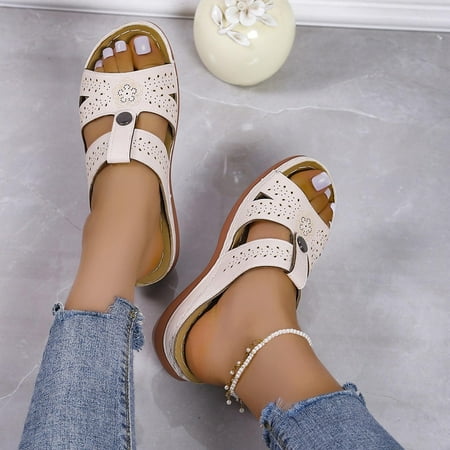Pntutb Shoes Deals Summer Ladies Fish Mouth Sandals Casual Footwear Casual Roman Slippers Beige 39
Pntutb Shoes Deals Summer Ladies Fish Mouth Sandals Casual Footwear Casual Roman Slippers Beige 39