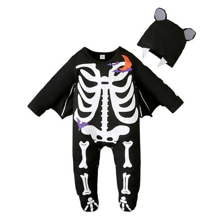 Honeeladyy Sales Online Boys Spring And Autumn Long-sleeved Halloween Skull Print Jumpsuit + Two-piece Hat
Honeeladyy Sales Online Boys Spring And Autumn Long-sleeved Halloween Skull Print Jumpsuit + Two-piece Hat