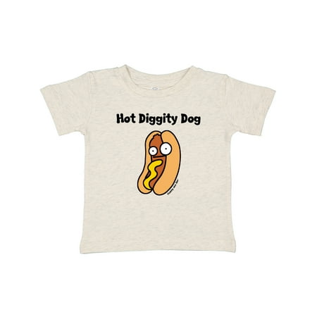 Inktastic Hotdog Hot Diggity Dawg! Gift Baby Boy or Baby Girl T-Shirt