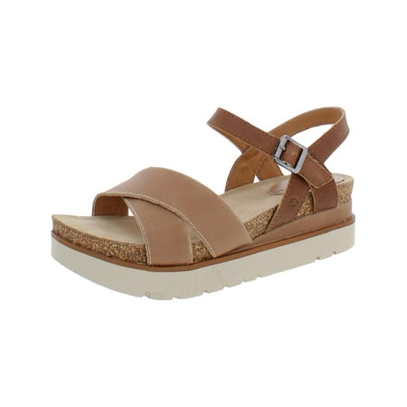 Josef Seibel Womens Clea 10 Casual Ankle Strap Wedge Sandals