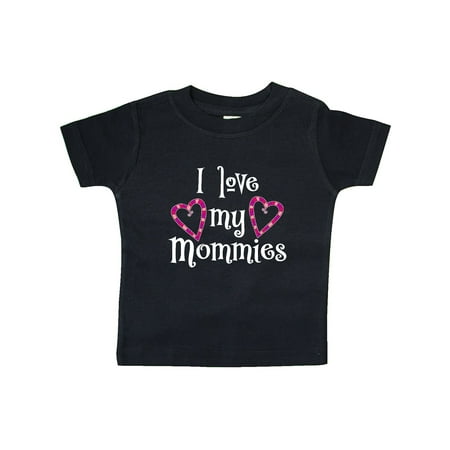 Inktastic I Love my Mommies- hearts Gift Baby Boy or Baby Girl T-Shirt