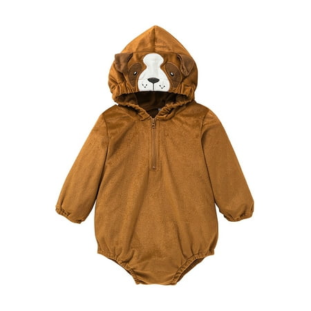 Sunisery Newborn Infant Baby Girl Boy Long Sleeve Romper Cartoon Animal Embroidery Hooded Jumpsuit Clothes Khaki 2-2.5 Years
Sunisery Newborn Infant Baby Girl Boy Long Sleeve Romper Cartoon Animal Embroidery Hooded Jumpsuit Clothes Khaki 2-2.5 Years