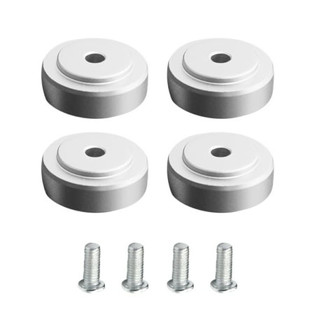 4pcs Shock Absorber Sound Isolation Aluminum Alloy Audio Amplifier Feet Pad Home
