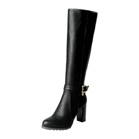 Mackneog Women s Winter New Thick Heel High Heel Waterproof Platform Round Head High Gift on Clearance
Mackneog Women s Winter New Thick Heel High Heel Waterproof Platform Round Head High Gift on Clearance