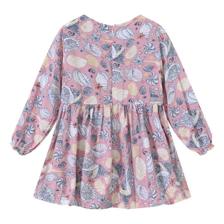YWDJ 1-6year Girls Dress Toddler Fashion Long-sleeved Floral Printed Dress Suit Gray 3-4 Year
YWDJ 1-6year Girls Dress Toddler Fashion Long-sleeved Floral Printed Dress Suit Gray 3-4 Year