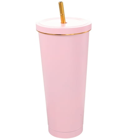Stainless Steel Tumbler with Lid and Straw Insulated Coffee Tumbler Stainless Steel Cup