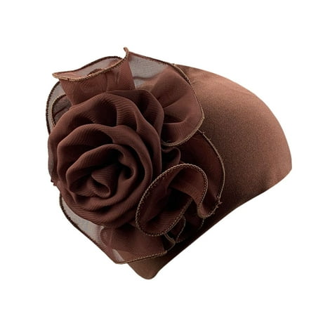 Dadaria Turbans for Women Fashion Women Ladies Retro Big Flowers Hat Turban Hat Cap Pile Cap Coffee Women
Dadaria Turbans for Women Fashion Women Ladies Retro Big Flowers Hat Turban Hat Cap Pile Cap Coffee Women