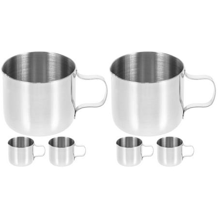 BESTONZON 6 Pcs Multifunctional Frothing Cups Stainless Steel Milk Pitchers Daily Use Frothing Pitchers
BESTONZON 6 Pcs Multifunctional Frothing Cups Stainless Steel Milk Pitchers Daily Use Frothing Pitchers