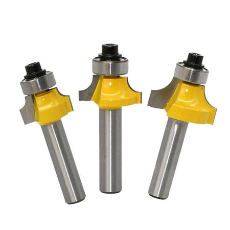 Mortise Template Flush Bit Milling Cutter 8mm with Bearing Woodworking DIY Tools 3 Pack 53MM
Mortise Template Flush Bit Milling Cutter 8mm with Bearing Woodworking DIY Tools 3 Pack 53MM
