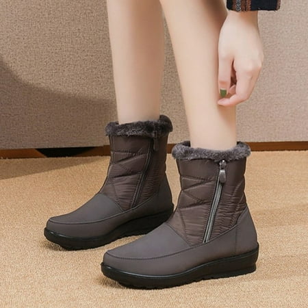 Boots Women s High Top Snow Warm Color Shoes Solid Comfortable Side Zipper Women s Boots
Boots Women s High Top Snow Warm Color Shoes Solid Comfortable Side Zipper Women s Boots