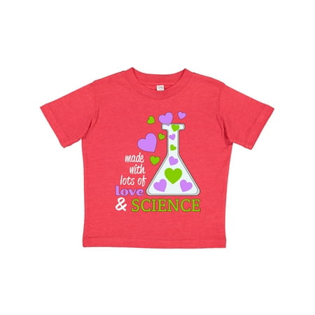 Inktastic Made with Lots of Love and Science heart bubbles in a beaker Gift Toddler Boy or Toddler Girl T-Shirt
Inktastic Made with Lots of Love and Science heart bubbles in a beaker Gift Toddler Boy or Toddler Girl T-Shirt