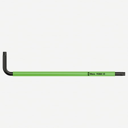 Wera 024352 T10 x 85mm Security Torx L-key (Light Green)