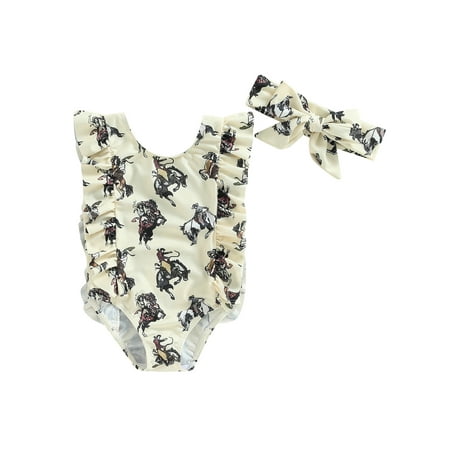 Bagilaanoe Toddler Baby Girl One-Piece Swimsuit Print Fly Sleeve Swimwear + Headband 12M 18M 24M 3T 4T Kids Ruffle Bathing Suit
Bagilaanoe Toddler Baby Girl One-Piece Swimsuit Print Fly Sleeve Swimwear + Headband 12M 18M 24M 3T 4T Kids Ruffle Bathing Suit