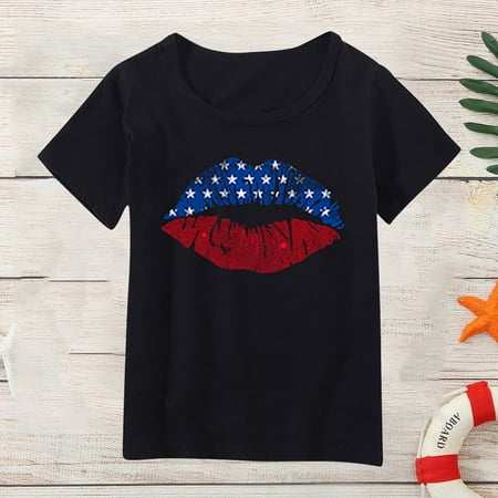 DAETIROS Comfy independence Day Mommy and Me Clothes Short Sleeve T-shirt Mother Daughter Family Top Black
DAETIROS Comfy independence Day Mommy and Me Clothes Short Sleeve T-shirt Mother Daughter Family Top Black