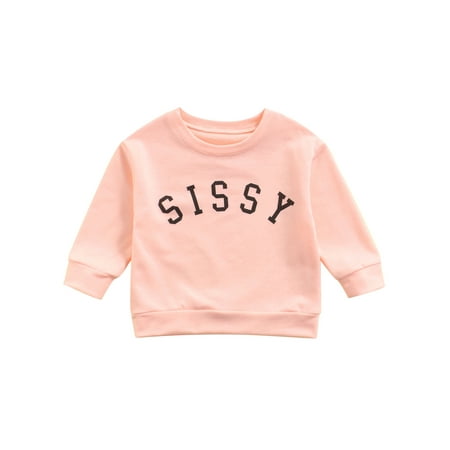 Yuemengxuan Infant Casual Sweatshirt Girls Spring Autumn Letter Print Long Sleeve Round Neck Pullover
Yuemengxuan Infant Casual Sweatshirt Girls Spring Autumn Letter Print Long Sleeve Round Neck Pullover
