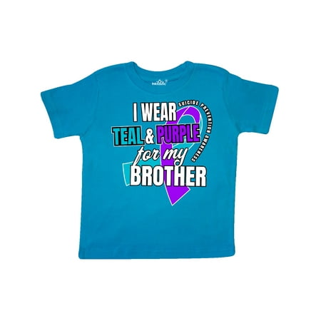 Inktastic Suicide Prevention I Wear Teal and Purple for My Brother Gift Toddler Boy or Toddler Girl T-Shirt
Inktastic Suicide Prevention I Wear Teal and Purple for My Brother Gift Toddler Boy or Toddler Girl T-Shirt