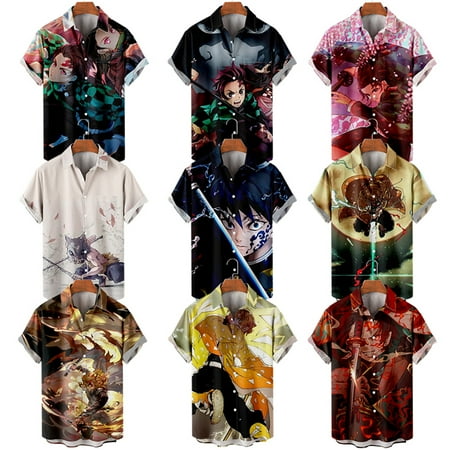 MLFU Demon Slayer Men s Short Sleeve Button Down Shirts Casual Comfortable Shirt & Top Vacation Bowling Shirts For Men Youth
MLFU Demon Slayer Men s Short Sleeve Button Down Shirts Casual Comfortable Shirt & Top Vacation Bowling Shirts For Men Youth