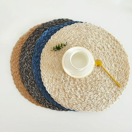 KAOU Table Mat Heat Insulation Braided Design Compact Three Strand Thickened Insulation Placemats for Kitchen
KAOU Table Mat Heat Insulation Braided Design Compact Three Strand Thickened Insulation Placemats for Kitchen