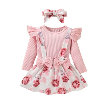 Toddler Baby Girls Solid Tops+Leopard Floral Printed Suspender Skirts Outfits For 12-18 Months
Toddler Baby Girls Solid Tops+Leopard Floral Printed Suspender Skirts Outfits For 12-18 Months