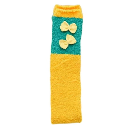 Christmas Socks Winter Warm Thickened Striped over the Knee Socks Tube Socks