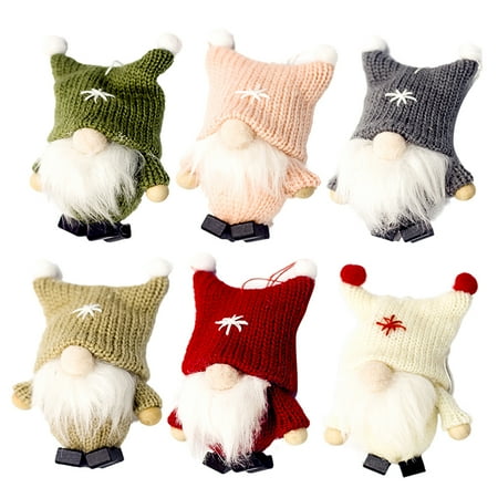 NUOLUX 6pcs Christmas Hanging Wool Ornament Doll Without Face Pendant Home Decoration Party Supplies (Random Color)
NUOLUX 6pcs Christmas Hanging Wool Ornament Doll Without Face Pendant Home Decoration Party Supplies (Random Color)