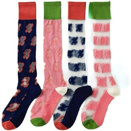 CoCopeaunt Cottagecore Lace Sheer Socks Japanese Long Socks for Women Knee High Retro Thin High Top Lace Preppy Socks
CoCopeaunt Cottagecore Lace Sheer Socks Japanese Long Socks for Women Knee High Retro Thin High Top Lace Preppy Socks