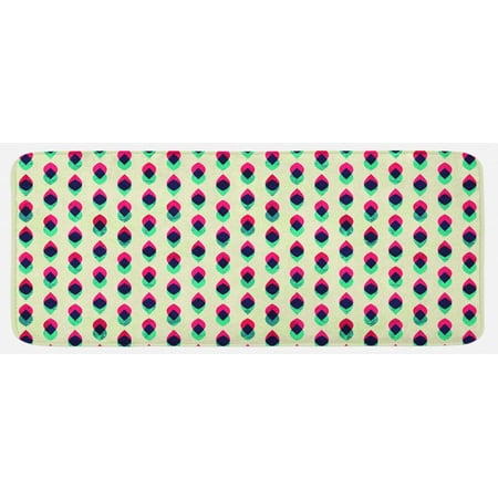 Vintage Kitchen Mat Geometric Retro Style Curve Pattern Grunge Style Traditional Design Plush Decorative Kitchen Mat with Non Slip Backing 47 X 19 Blue Red and Cream by Ambesonne
Vintage Kitchen Mat Geometric Retro Style Curve Pattern Grunge Style Traditional Design Plush Decorative Kitchen Mat with Non Slip Backing 47 X 19 Blue Red and Cream by Ambesonne