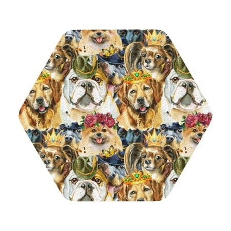 Pofeuu Watercolor Dogs Print Leather Coasters Set of 6 Round Cups Mugs Mat Pad for Home Kitchen Heat Resistant Drink Coasters Hexagon
Pofeuu Watercolor Dogs Print Leather Coasters Set of 6 Round Cups Mugs Mat Pad for Home Kitchen Heat Resistant Drink Coasters Hexagon