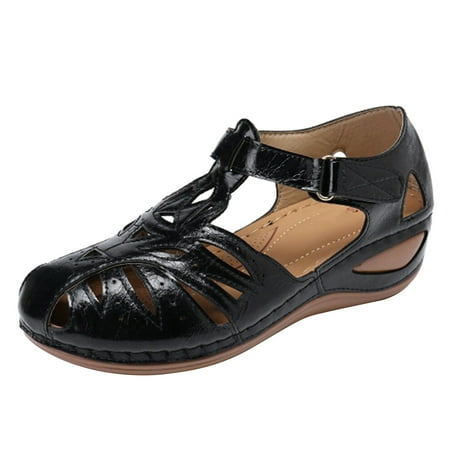 Follure Girl women s casual shoes Women s Fashion Casual Round Toe Hollow Out Wedges Sandals Shoes Black 39
Follure Girl women s casual shoes Women s Fashion Casual Round Toe Hollow Out Wedges Sandals Shoes Black 39