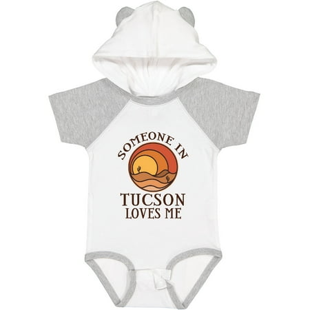 Inktastic Someone in Tucson Arizona Loves Me Gift Baby Boy or Baby Girl Bodysuit