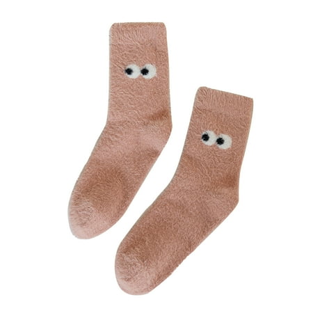 4 pair Women Autumn And Winter Tube Socks Cute Eyes Plush Socks Fashion Casual Socks Color Random
4 pair Women Autumn And Winter Tube Socks Cute Eyes Plush Socks Fashion Casual Socks Color Random
