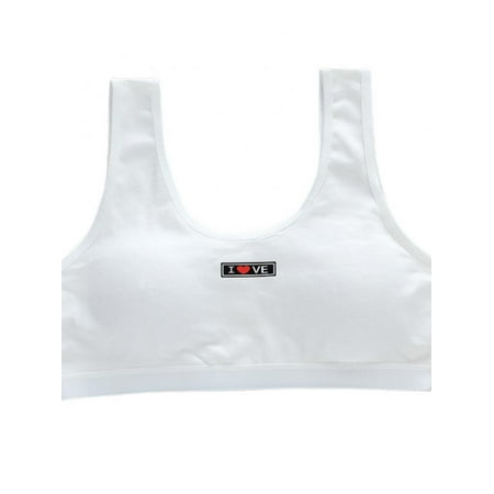 Girls Training Bra-Racerback Sports Seamless Bras Teen Bra Comfort Seamless Girls Vest with Removable Mini-A Cup Pad Free Size
Girls Training Bra-Racerback Sports Seamless Bras Teen Bra Comfort Seamless Girls Vest with Removable Mini-A Cup Pad Free Size