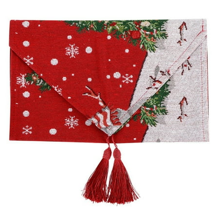 Christmas Table Runner Christmas Tablecloth Polyester Cotton For Christmas New Year Holiday Parties Events Decoration Snowman Pattern
Christmas Table Runner Christmas Tablecloth Polyester Cotton For Christmas New Year Holiday Parties Events Decoration Snowman Pattern