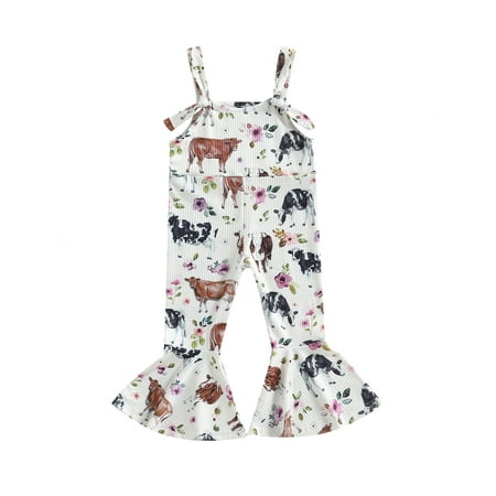 Toddler Girl Independence Day Bell Bottom Romper Baby Floral Print One Piece Cotton Jumpsuit Flare Pants Overalls Summer
Toddler Girl Independence Day Bell Bottom Romper Baby Floral Print One Piece Cotton Jumpsuit Flare Pants Overalls Summer