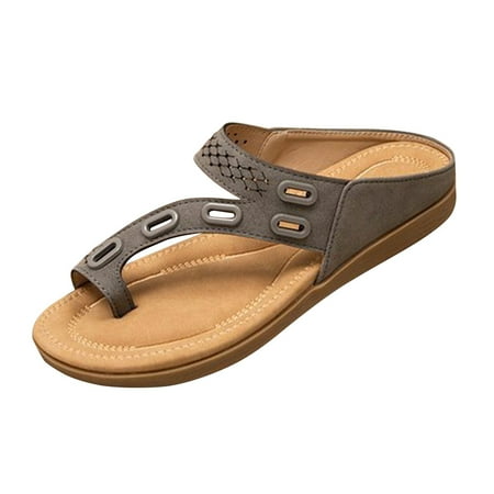 Womens Sandals Flip Flops for Women s with Arch Support Comfortable for Walking Flat Sandal Bohemian Hollow Massage Function Causal Slide Sandal
Womens Sandals Flip Flops for Women s with Arch Support Comfortable for Walking Flat Sandal Bohemian Hollow Massage Function Causal Slide Sandal