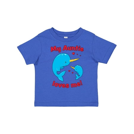 Inktastic My Auntie Loves Me Narwhal Family Gift Toddler Boy or Toddler Girl T-Shirt
Inktastic My Auntie Loves Me Narwhal Family Gift Toddler Boy or Toddler Girl T-Shirt