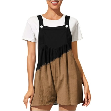 AIEOTT Jumpsuits for Women Clearance Rompers for Women Womens Fashion Summer Casual Sleeveless Suspender Jumpsuit Overalls Jumpsuit Shorts Big Holiday Savings
AIEOTT Jumpsuits for Women Clearance Rompers for Women Womens Fashion Summer Casual Sleeveless Suspender Jumpsuit Overalls Jumpsuit Shorts Big Holiday Savings
