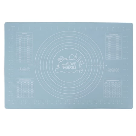 60x40cm Silicone Baking Mat with Scale Kitchen Pastry Dough Rolling Mat Heat Resistance PadBlue
60x40cm Silicone Baking Mat with Scale Kitchen Pastry Dough Rolling Mat Heat Resistance PadBlue