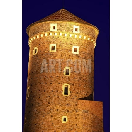 Bastille of Wawel Castle in Krakow Print Wall Art By benkrut