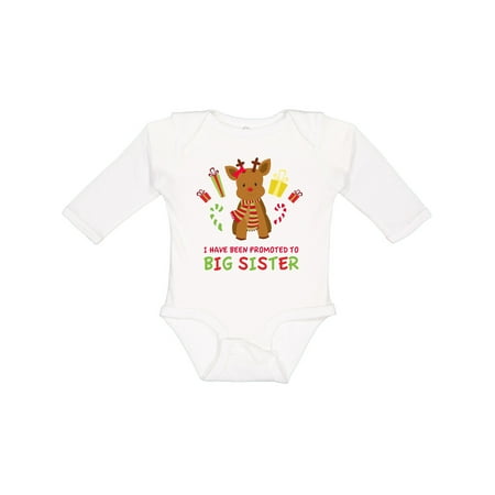 Inktastic Promoted to Sister with Christmas Reindeer Boys Long Sleeve Baby Bodysuit
Inktastic Promoted to Sister with Christmas Reindeer Boys Long Sleeve Baby Bodysuit