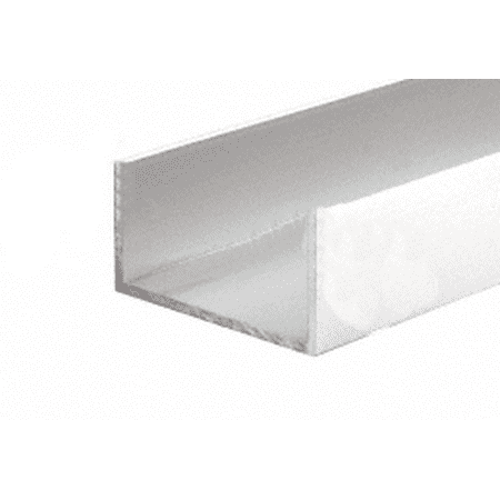 CRL D672A Satin Anodized Mullion Support U-Channel 144 Stock Length