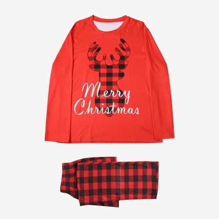 Matching Family Pajamas Sets Christmas Deer Print Top And Plaid Pants Homewear For Dad
Matching Family Pajamas Sets Christmas Deer Print Top And Plaid Pants Homewear For Dad