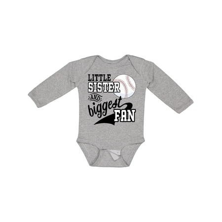 Inktastic Little Sister and Biggest Baseball Fan Gift Baby Boy or Baby Girl Long Sleeve Bodysuit
Inktastic Little Sister and Biggest Baseball Fan Gift Baby Boy or Baby Girl Long Sleeve Bodysuit