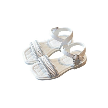 Lacyhop Girl s Dress Sandal Ankle Strap Flat Sandals Beach Princess Shoes Party Lightweight Fashion Summer Beige 9C
Lacyhop Girl s Dress Sandal Ankle Strap Flat Sandals Beach Princess Shoes Party Lightweight Fashion Summer Beige 9C