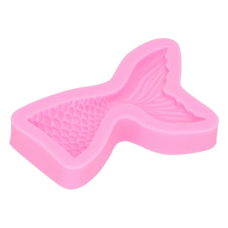 Fishtail Shaped Silicone Mold Fondant Chocolate Mould Baking Tool for Cake Decoration PinkSmall 9x7x2cm
Fishtail Shaped Silicone Mold Fondant Chocolate Mould Baking Tool for Cake Decoration PinkSmall 9x7x2cm