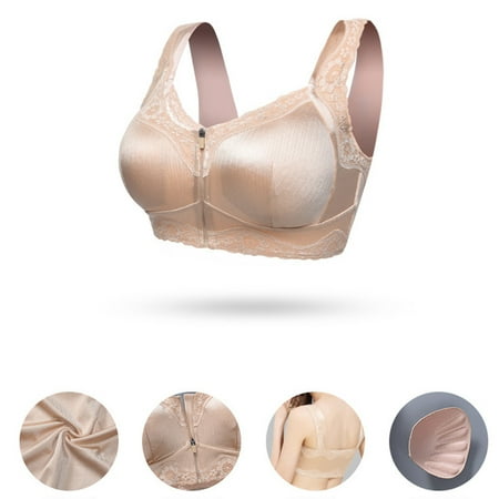 〖TOTO〗Intimates For Women Wireless Anti-Sagging Front Zip Breathable Satin Lace Hem Plus Size Bra
〖TOTO〗Intimates For Women Wireless Anti-Sagging Front Zip Breathable Satin Lace Hem Plus Size Bra